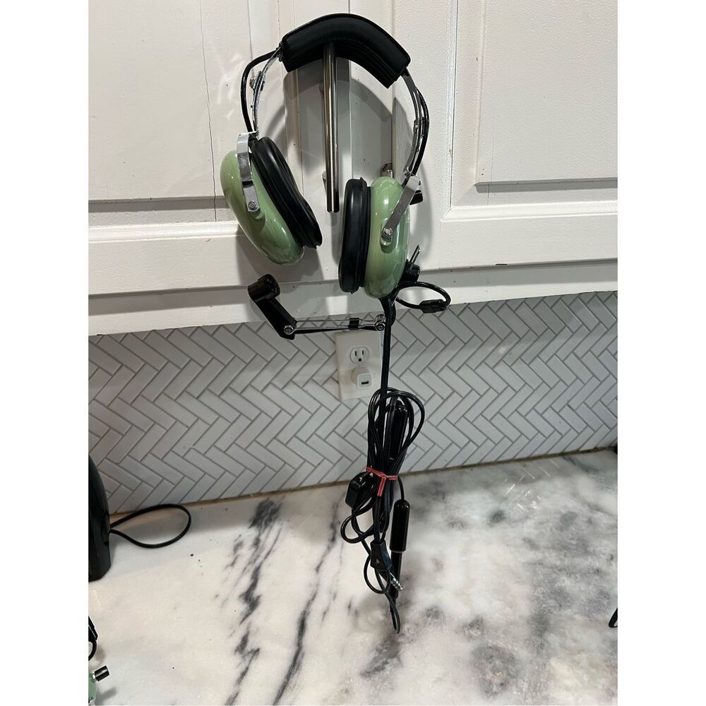 DAVID CLARK H10-30 PILOT HEADSET AVIATION HEADPHONES Dual Plug